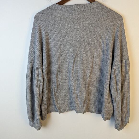 Altar'd State Waffle Oversized Top - Medium - Picture 5 of 6